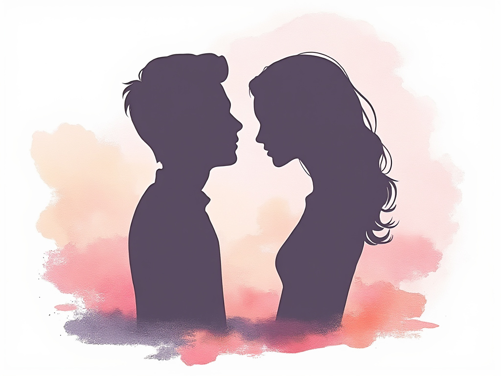 Defensive couple arguing